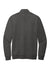 District DT6106 Mens Very Important 1/4 Zip Sweatshirt Heather Charcoal Grey Flat Back