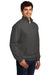 District DT6106 Mens Very Important 1/4 Zip Sweatshirt Heather Charcoal Grey Model 3q