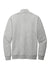 District DT6106 Mens Very Important 1/4 Zip Sweatshirt Heather Light Grey Flat Back