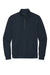 District DT6106 Mens Very Important 1/4 Zip Sweatshirt New Navy Blue Flat Front