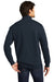 District DT6106 Mens Very Important 1/4 Zip Sweatshirt New Navy Blue Model Back