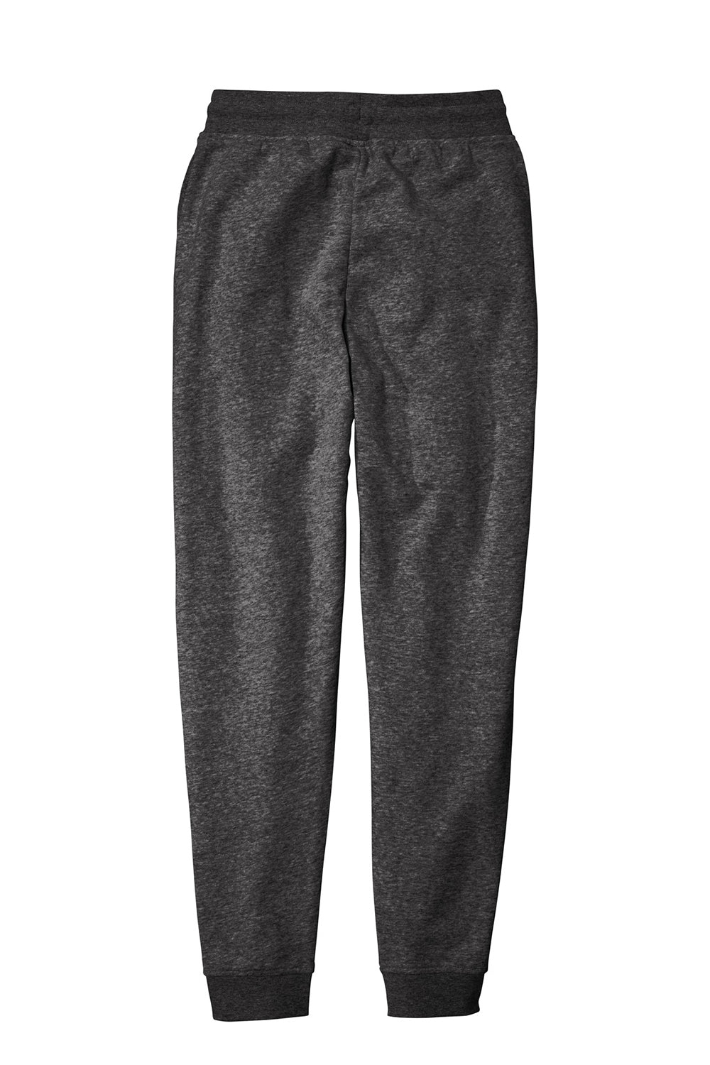 District DT6107 Mens V.I.T. Fleece Jogger Sweatpants w/ Pockets Heather Charcoal Grey Flat Back