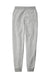 District DT6107 Mens V.I.T. Fleece Jogger Sweatpants w/ Pockets Heather Light Grey Flat Back