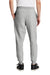 District DT6107 Mens V.I.T. Fleece Jogger Sweatpants w/ Pockets Heather Light Grey Model Back