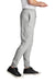 District DT6107 Mens V.I.T. Fleece Jogger Sweatpants w/ Pockets Heather Light Grey Model Side