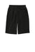 District DT6108 Mens V.I.T. Fleece Shorts w/ Pockets Black Flat Back