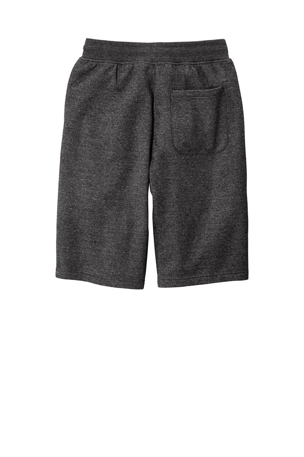 District DT6108 Mens V.I.T. Fleece Shorts w/ Pockets Heather Charcoal Grey Flat Back