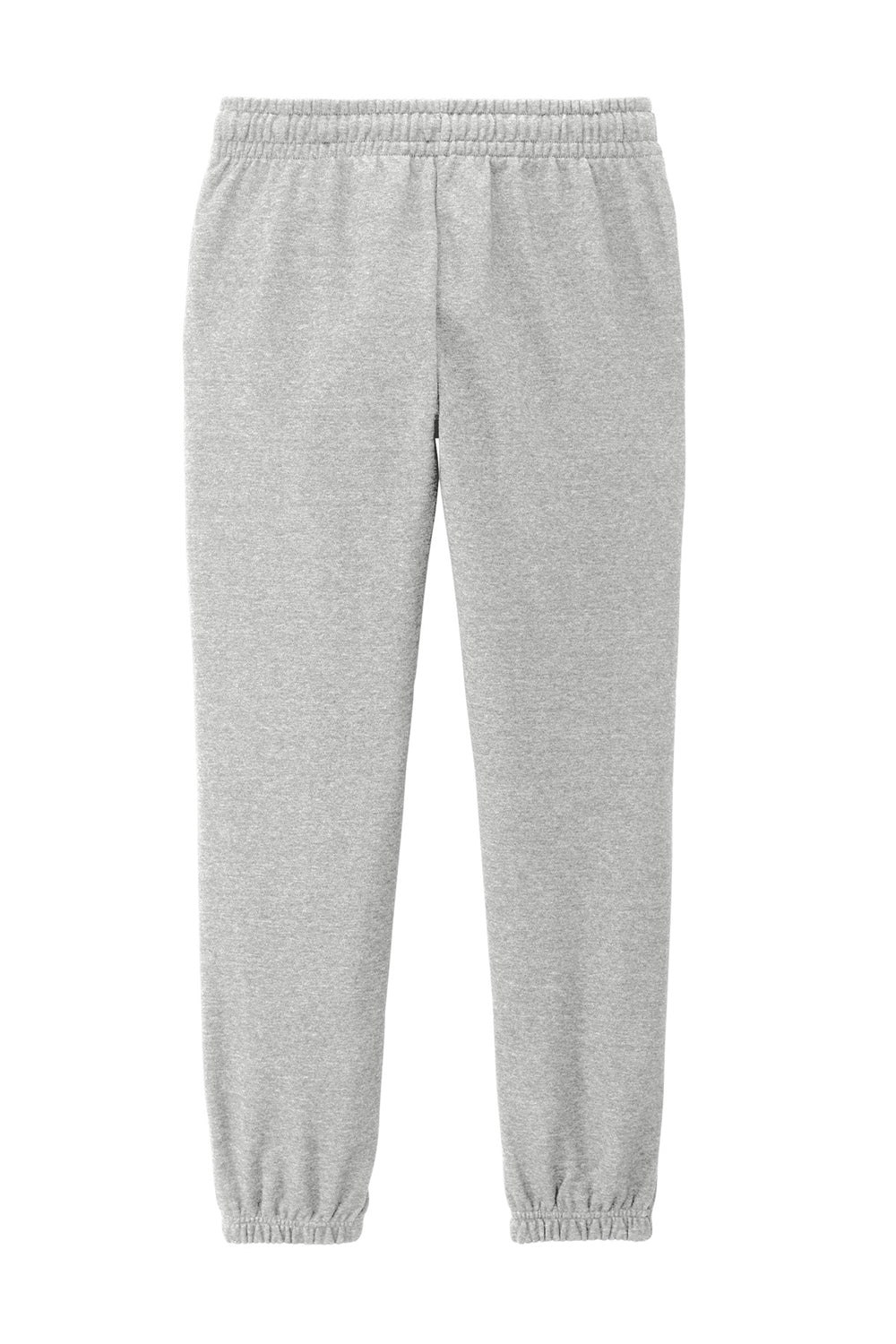 District DT6110 Womens V.I.T. Fleece Sweatpants w/ Pockets Heather Light Grey Flat Back