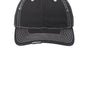 District Mens Adjustable Hat - Black/Chrome Grey