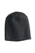 District DT618 Mens Slouch Beanie Heather Charcoal Grey Flat Front