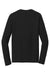 District DT6200 Mens Very Important Long Sleeve Crewneck T-Shirt Black Flat Back