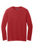 District DT6200 Mens Very Important Long Sleeve Crewneck T-Shirt Classic Red Flat Front