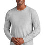 District Mens Very Important Long Sleeve Crewneck T-Shirt - Heather Light Grey