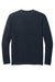 District DT6200 Mens Very Important Long Sleeve Crewneck T-Shirt New Navy Blue Flat Back