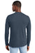 District DT6200 Mens Very Important Long Sleeve Crewneck T-Shirt New Navy Blue Model Back