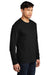 District DT6200 Mens Very Important Long Sleeve Crewneck T-Shirt Black Model 3q