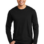 District Mens Very Important Long Sleeve Crewneck T-Shirt - Black