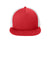 District DT624 Mens Flat Bill Snapback Trucker Hat New Red Flat Front