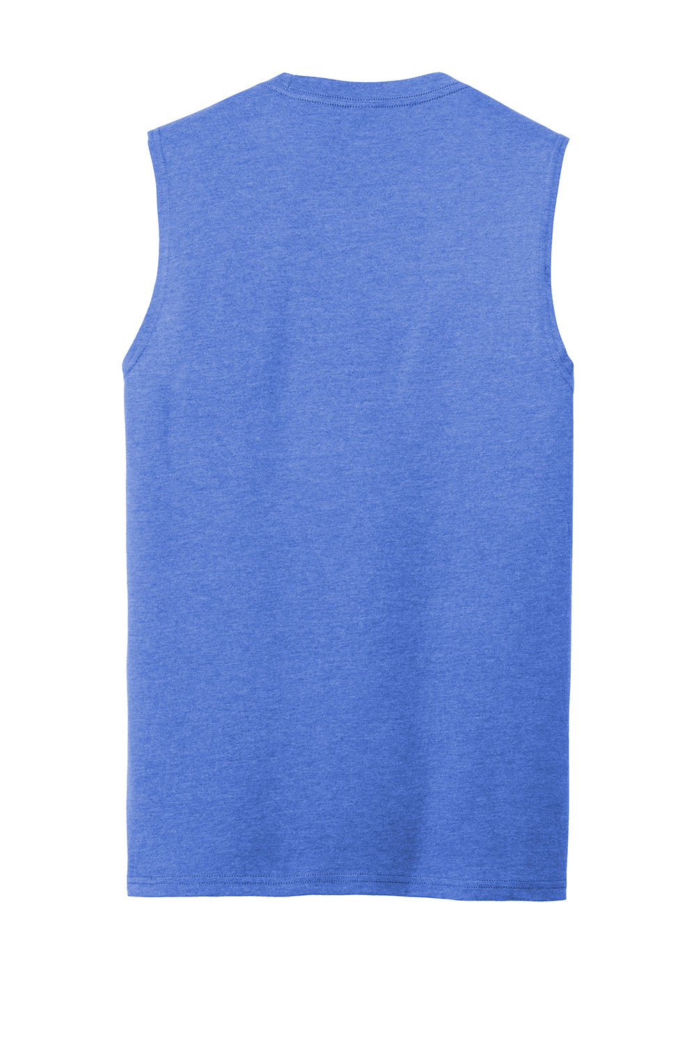 District DT6300 Mens Very Important Muscle Tank Top Royal Blue Frost Flat Back