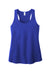 District DT6302 Womens Very Important Tank Top Deep Royal Blue Flat Front