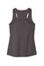 District DT6302 Womens Very Important Tank Top Heather Charcoal Grey Flat Back