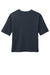 District DT6402 Womens Very Important Boxy Short Sleeve Crewneck T-Shirt New Navy Blue Flat Back