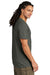 District DT6500 Mens Very Important Short Sleeve V-Neck T-Shirt Deepest Grey Model Side