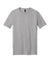 District DT6500 Mens Very Important Short Sleeve V-Neck T-Shirt Heather Light Grey Flat Front