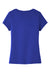 District DT6503 Womens Very Important Short Sleeve V-Neck T-Shirt Deep Royal Blue Flat Back