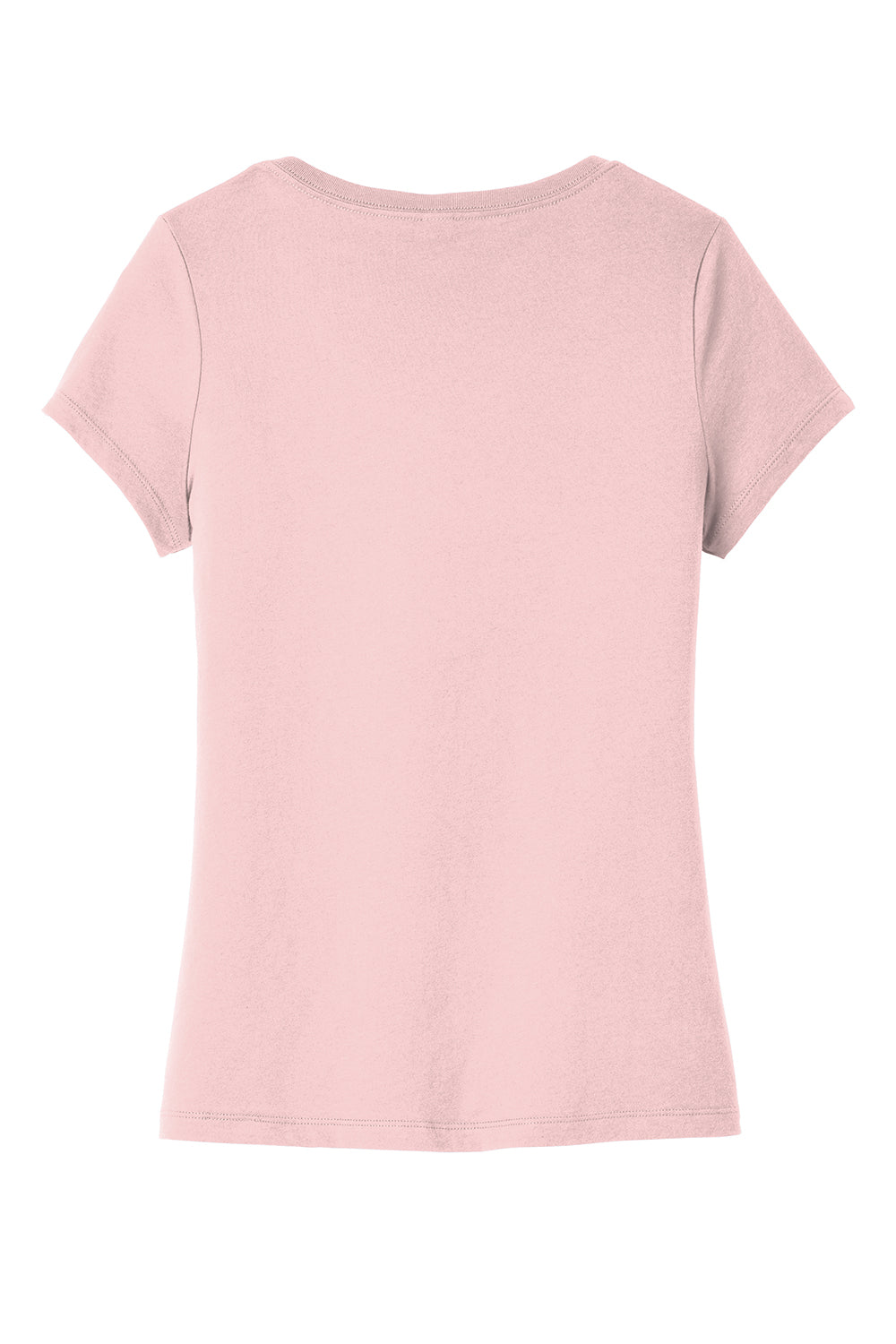 District DT6503 Womens Very Important Short Sleeve V-Neck T-Shirt Dusty Lavender Flat Back