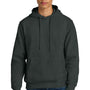 District Mens V.I.T. Heavyweight Fleece Hooded Sweatshirt Hoodie - Charcoal Grey - NEW