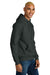 District DT6600 Mens V.I.T. Heavyweight Fleece Hooded Sweatshirt Hoodie Charcoal Grey Model Side