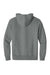 District DT6600 Mens V.I.T. Heavyweight Fleece Hooded Sweatshirt Hoodie Grey Frost Flat Back