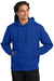 District DT6600 Mens V.I.T. Heavyweight Fleece Hooded Sweatshirt Hoodie Deep Royal Blue Model Front