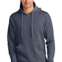 District Mens V.I.T. Heavyweight Fleece Hooded Sweatshirt Hoodie - Heather Navy Blue