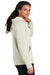 District DT6600 Mens V.I.T. Heavyweight Fleece Hooded Sweatshirt Hoodie Heather Oatmeal Model Side