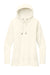 District DT671 Womens French Terry Hooded T-Shirt Hoodie Gardenia Flat Front