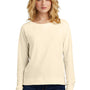 District Womens French Terry Crewneck Sweatshirt - Gardenia