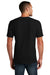 District DT7500 Mens Flex Short Sleeve Crewneck T-Shirt Black Model Back