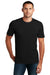 District DT7500 Mens Flex Short Sleeve Crewneck T-Shirt Black Model Front