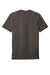 District DT7500 Mens Flex Short Sleeve Crewneck T-Shirt Heather Charcoal Grey Flat Back