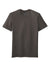 District DT7500 Mens Flex Short Sleeve Crewneck T-Shirt Heather Charcoal Grey Flat Front