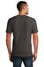 District DT7500 Mens Flex Short Sleeve Crewneck T-Shirt Heather Charcoal Grey Model Back