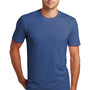 District Mens Flex Short Sleeve Crewneck T-Shirt - Heather Deep Royal Blue