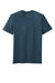 District DT7500 Mens Flex Short Sleeve Crewneck T-Shirt Heather Neptune Blue Flat Front