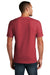 District DT7500 Mens Flex Short Sleeve Crewneck T-Shirt Heather Red Model Back