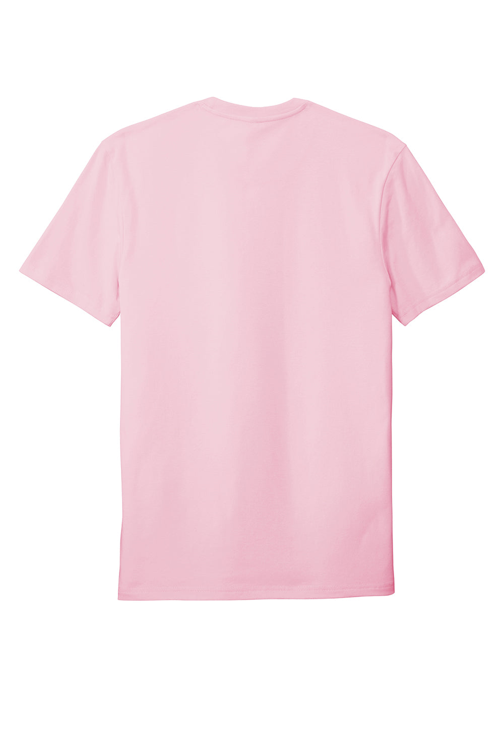 District DT7500 Mens Flex Short Sleeve Crewneck T-Shirt Lilac Pink Flat Back