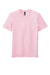 District DT7500 Mens Flex Short Sleeve Crewneck T-Shirt Lilac Pink Flat Front