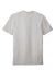 District DT7500 Mens Flex Short Sleeve Crewneck T-Shirt Silver Grey Mist Flat Back