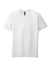 District DT7500 Mens Flex Short Sleeve Crewneck T-Shirt White Flat Front